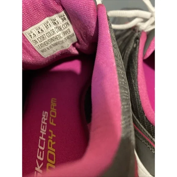 Skechers Encore Womens 12087 Womens 7.5 Running Training Shoe EUC - Picture 6 of 11